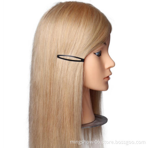 Cheap 100% human hair training head long